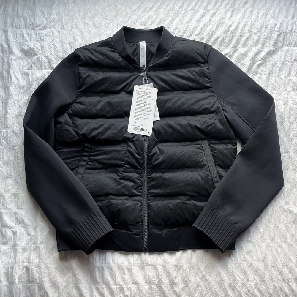 lululemon down and around bomber